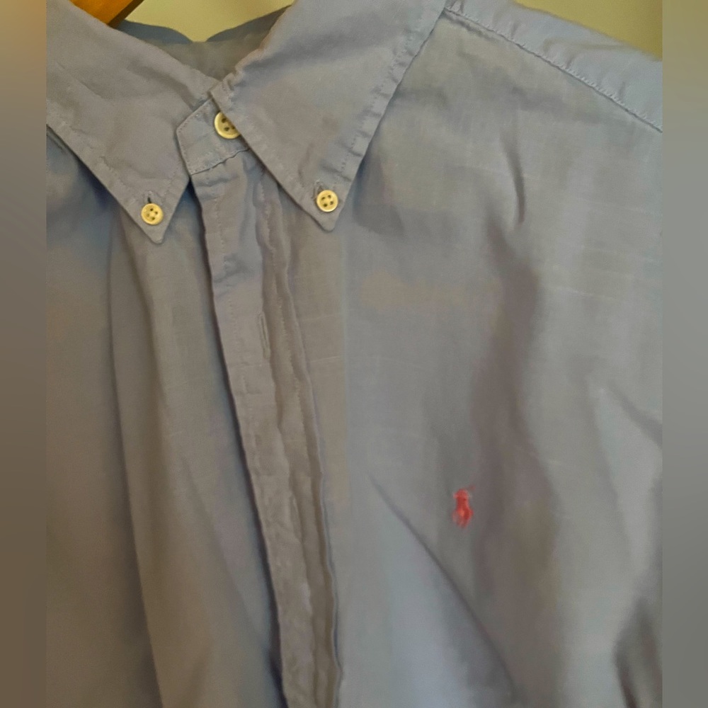 Light blue Ralph Lauren button down